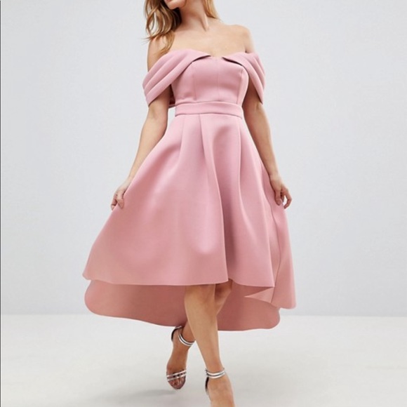 ASOS Petite Dresses & Skirts - ASOS Petite Bardot Cold Shoulder Dress - 2P
